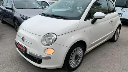 Usata Fiat 500 Lounge 95 CV (69 kW) 2010 Bianco Berlina