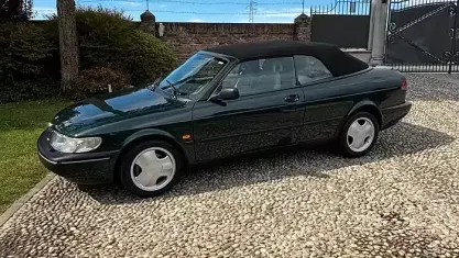 Usata Saab 900 Cabriolet 185 CV (136 kW) 1995 Verde Cabrio