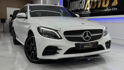 Usata Mercedes C300 Premium 245 CV (180 kW) 2019 Bianco Station wagon
