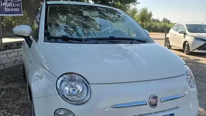 Usata Fiat 500 Pop 69 CV (50 kW) 2009 Bianco Cabrio