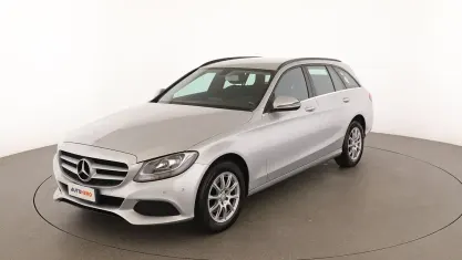 Usata Mercedes C180 Business 116 CV (85 kW) 2017 Argento Station wagon