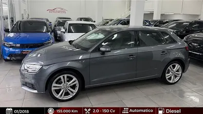 Usata Audi A3 Sport 150 CV (110 kW) 2018 Grigio Berlina