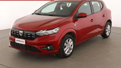 Usata Dacia Sandero Comfort 91 CV (66 kW) 2022 Rosso Utilitaria