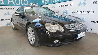 Usata Mercedes SL350 245 CV (180 kW) 2003 Nero Cabrio