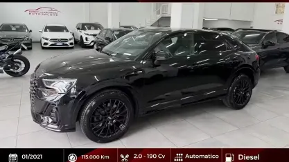 Usata Audi Q3 Sportback S-Line 190 CV (139 kW) 2021 Nero SUV