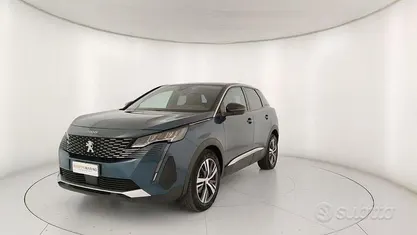 Begagnad Peugeot 3008 Allure 131 HK (96 kW) 2022 Blå SUV