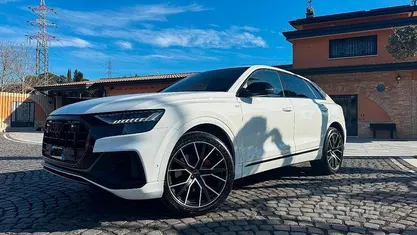Usata Audi Q8 S-Line 340 CV (250 kW) 2022 Bianco SUV