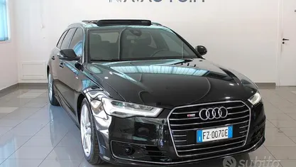 Occasion Audi A6 S-Line 190 PK (139 kW) 2015 Zwart Stationwagen