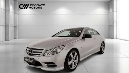 Usata Mercedes E220 Avantgarde 170 CV (125 kW) 2013 Argento Coupé