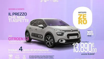 Nero Usata 2024 Citroën C3 PureTech Tre volumi | 13.890 € (Buon prezzo)