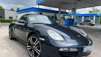 Usata Porsche Boxster 239 CV (175 kW) 2005 Blu Cabrio