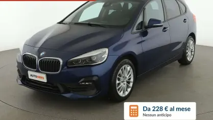 Usata BMW 218 Active Tourer Advantage 150 CV (110 kW) 2019 Blu Monovolume