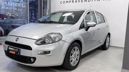 Usata Fiat Punto Lounge 75 CV (55 kW) 2015 Argento Utilitaria