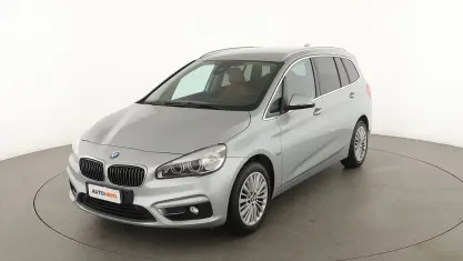 Käytetty BMW 218 Gran Tourer Luxury Line 150 HP (110 kW) 2015 Harmaa Tila-auto