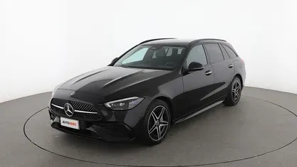 Usata Mercedes C300e AMG line 313 CV (230 kW) 2022 Nero