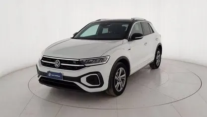 Usata VW T-Roc R-line 110 CV (80 kW) 2023 Bianco SUV
