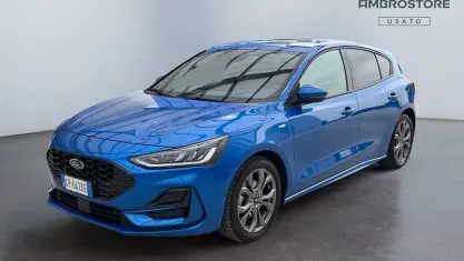 Usata Ford Focus ST-Line 125 CV (91 kW) 2023 Desert island blue Berlina