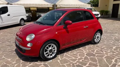 Usata Fiat 500 Lounge 69 CV (50 kW) 2009 Rosso Cabrio