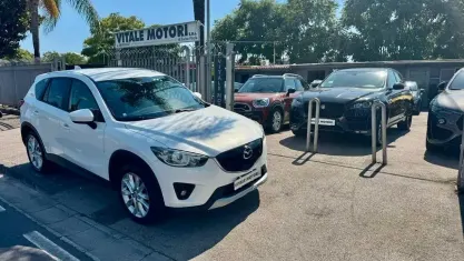 Usata Mazda CX-5 150 CV (110 kW) 2013 Bianco SUV