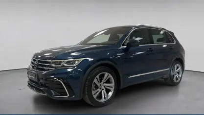 Usata VW Tiguan R-line 150 CV (110 kW) 2022 Blu pastello SUV