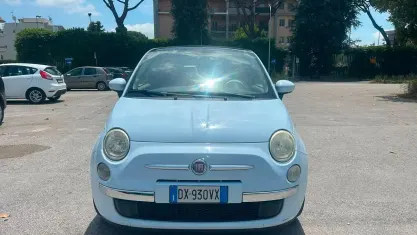 Usata Fiat 500 Pop 69 CV (50 kW) 2009 Blu Cabrio