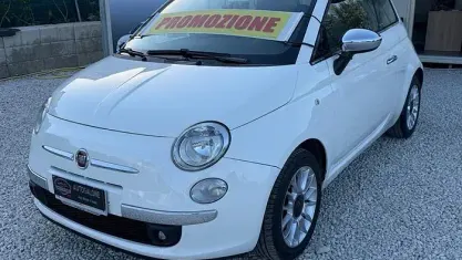 Usata Fiat 500C Lounge 95 CV (69 kW) 2010 Bianco Cabrio
