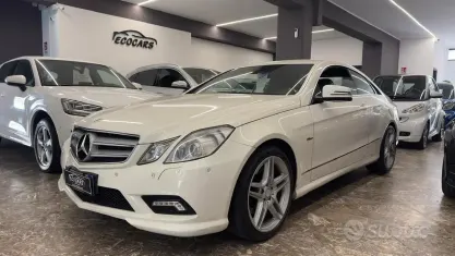 Usata Mercedes E250 Avantgarde 204 CV (150 kW) 2011 Bianco Coupé