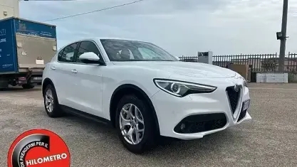 Brugt Alfa Romeo Stelvio 190 HK (139 kW) 2021 Hvid SUV