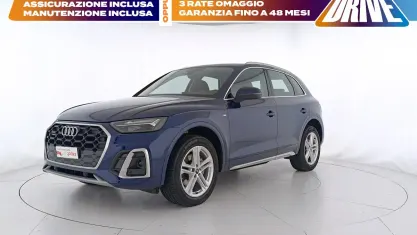 Usata Audi Q5 S-Line 204 CV (150 kW) 2021 Blu navarra metallizzato SUV