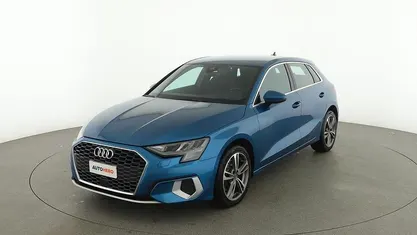 Usata Audi A3 Sportback e-tron Advanced 110 CV (80 kW) 2021 Blu Utilitaria