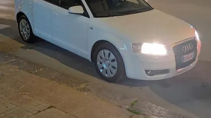 Usata Audi A3 Attraction 105 CV (77 kW) 2009 Bianco Utilitaria