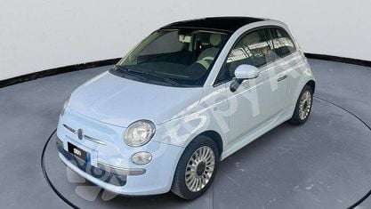 Usata Fiat 500 Lounge 69 CV (50 kW) 2009 Azzurro Cabrio