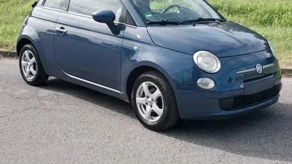 Usata Fiat 500C Lounge 86 CV (63 kW) 2012 Blu Cabrio