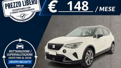 Usata Seat Arona FR 95 CV (69 kW) 2023 Bianca tetto nero SUV