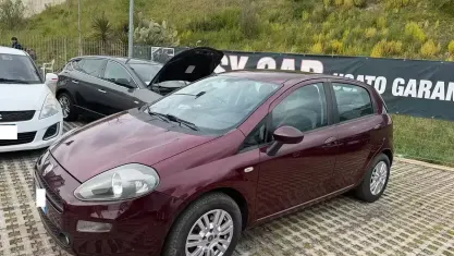 Usata Fiat Punto Lounge 95 CV (69 kW) 2012 Viola Utilitaria