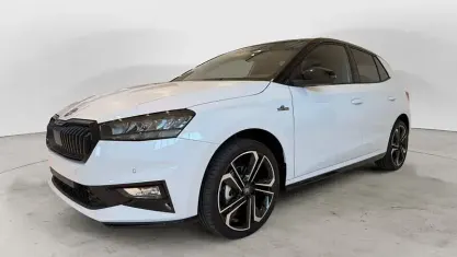Nuova Skoda Fabia Monte Carlo 150 CV (110 kW) 2026 Bianca tetto nero Utilitaria