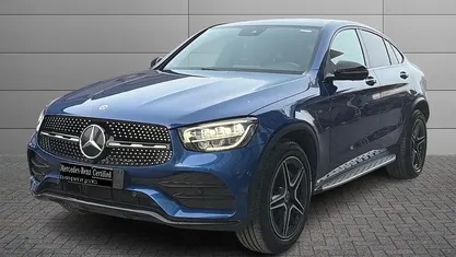 Usata Mercedes GLC220 Premium 194 CV (142 kW) 2022 Blu tanzanite Coupé