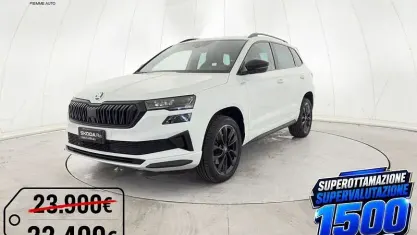 Usata Skoda Karoq SportLine 116 CV (85 kW) 2022 Bianco SUV