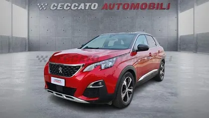 Usata Peugeot 3008 GT-line 131 CV (96 kW) 2018 Rosso SUV