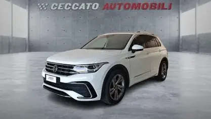Usata VW Tiguan R-line 150 CV (110 kW) 2023 Bianco SUV