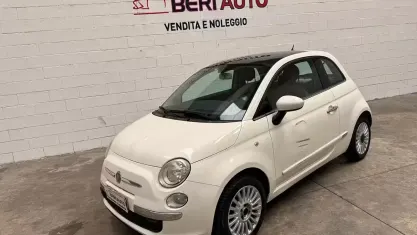 Usata Fiat 500 69 CV (50 kW) 2009 Bianco Cabrio