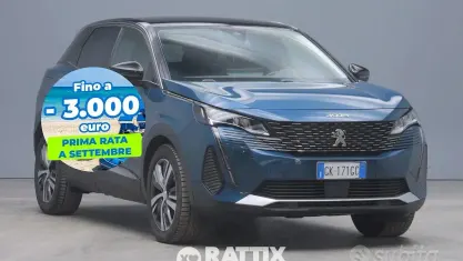 Usata Peugeot 3008 Allure 131 CV (96 kW) 2022 Blu vertigo SUV