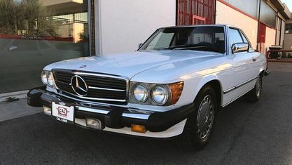 Usata Mercedes SL500 231 CV (169 kW) 1988 Bianco Cabrio