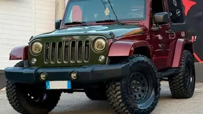 Usata Jeep Wrangler Sahara 177 CV (130 kW) 2008 Rosso SUV