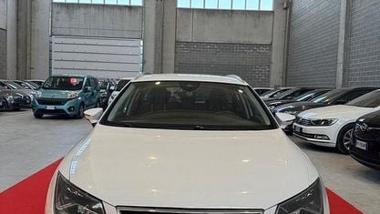 Usata Seat Leon ST Business 116 CV (85 kW) 2018 Bianco Station wagon