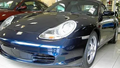 Usata Porsche Boxster 228 CV (167 kW) 2003 Blu met. Cabrio