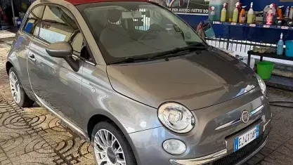 Usata Fiat 500C Lounge 69 CV (50 kW) 2011 Grigio Cabrio