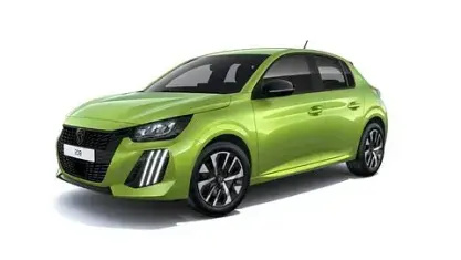 Uusi Peugeot 208 Style 101 HP (74 kW) 2025 Keltainen Viistoperä