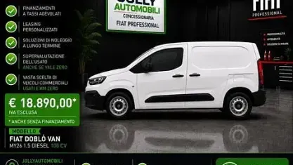Nuova Fiat Doblò 101 CV (74 kW) 2026 Bianco Monovolume
