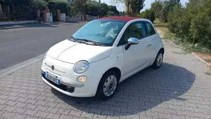 Usata Fiat 500C Lounge 69 CV (50 kW) 2012 Bianco Cabrio